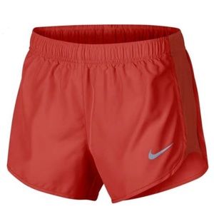 Orange Rust Nike High Cut Tempo Shorts